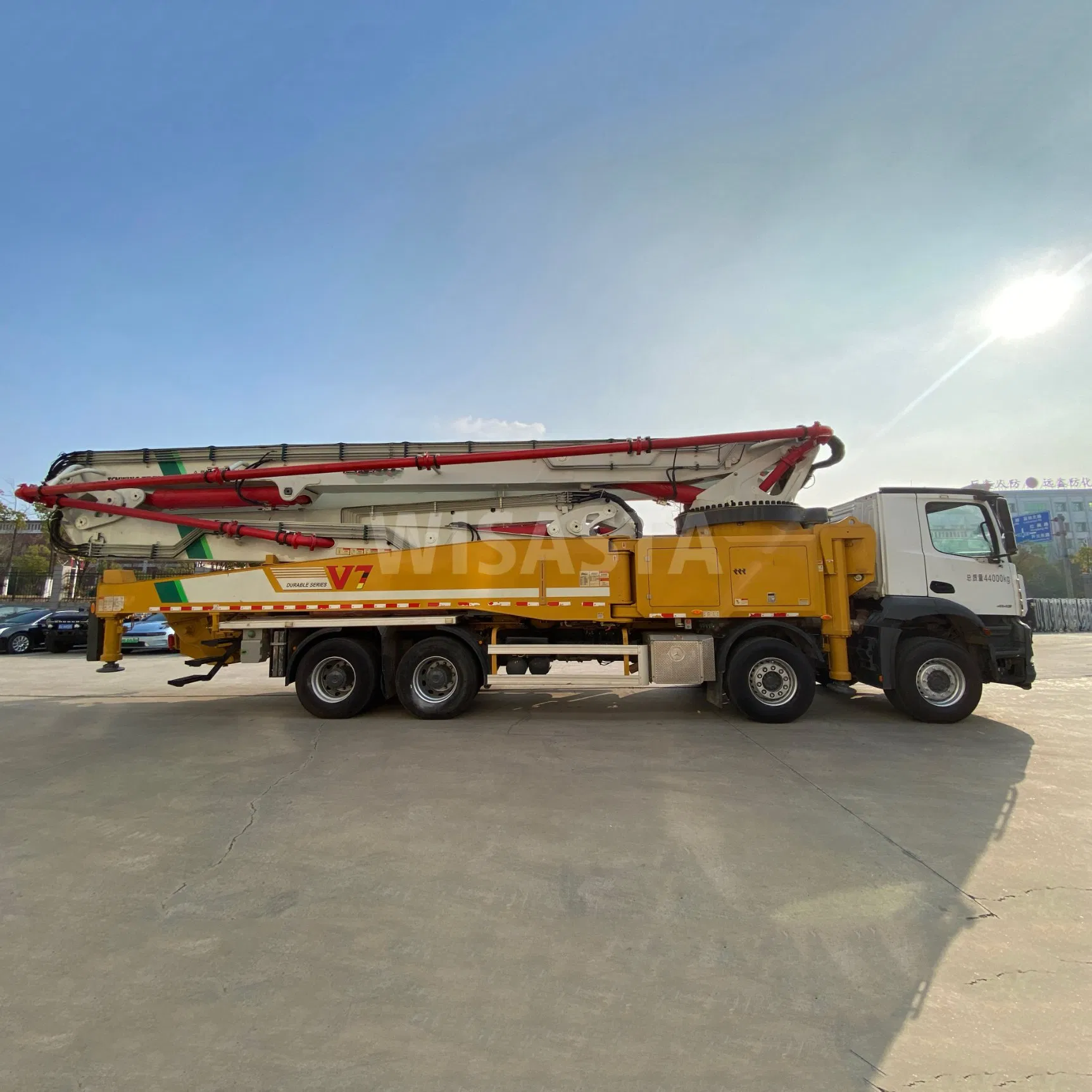 58m Beton Bambo Cement Machine Schwing Used Concrete Pump Truck