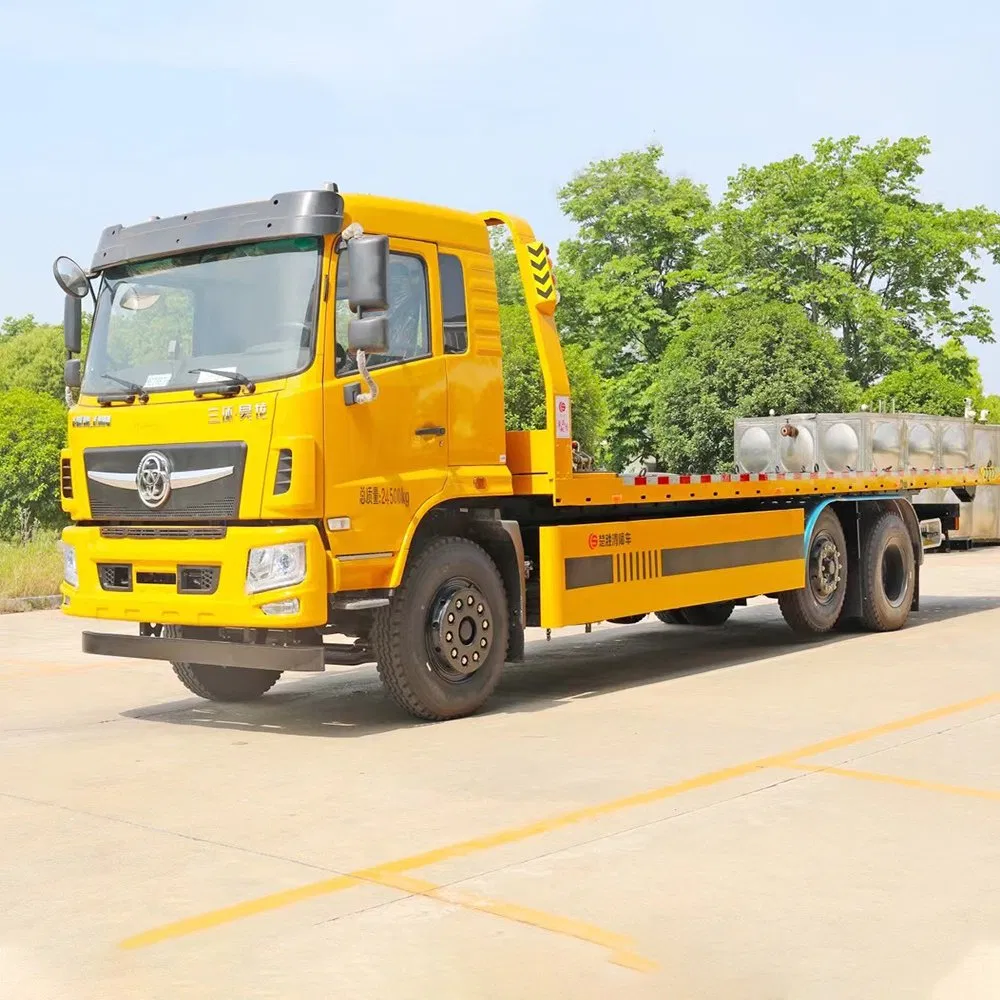 Tri-Ring Euro-3 Tow Wrecker Flatbed Towing Wrecker Truck for Emergency Rescue Road Clearance
