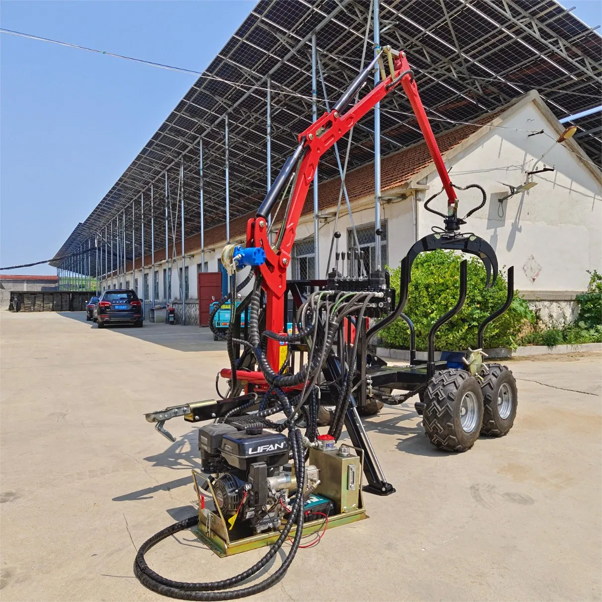 Big Sale on ATV Log Hauler and Log Tools Trailer Forestry Machinery Product