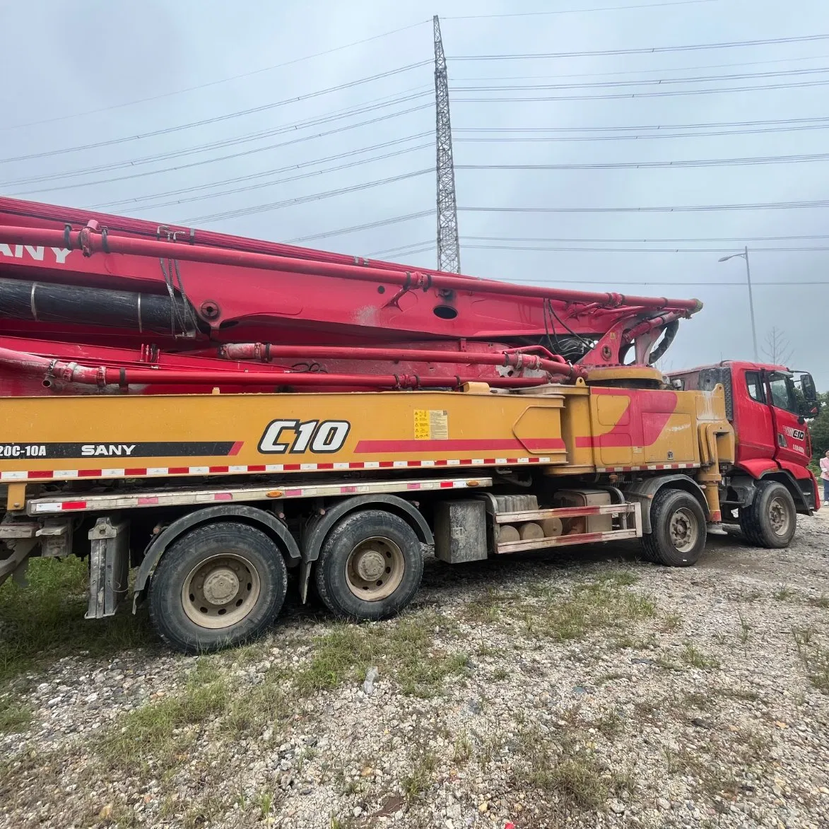 Used Sanny 62m High Capacity Concrete Pump Truck for Efficient Construction Projects