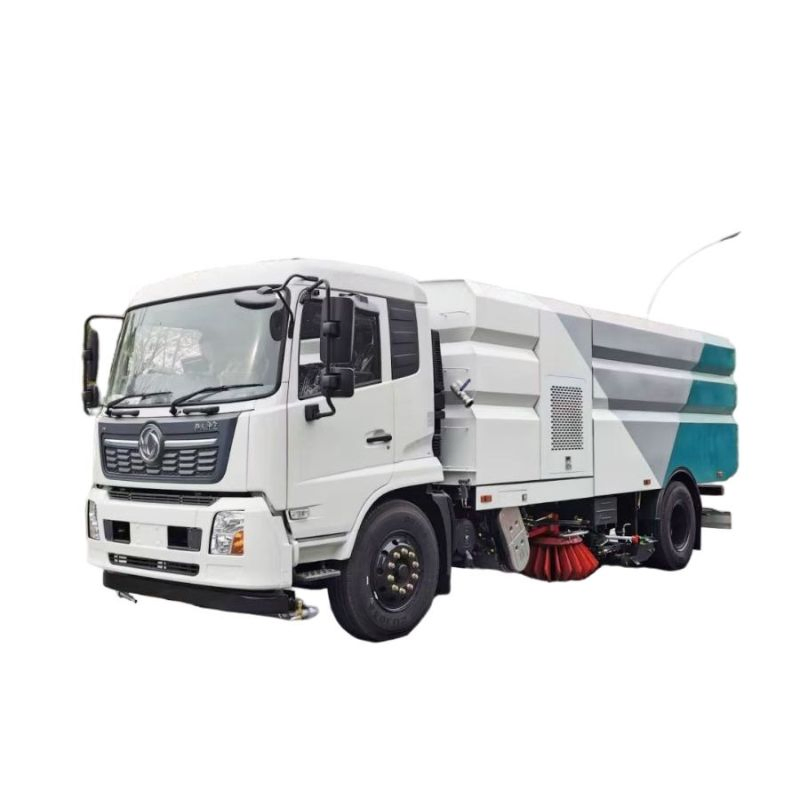 High-Performance Dongfeng Sinotruk HOWO 5cbm 9cbm 10cbm Cleaning Washing Vacuum Road Sweeper Truck Street Sweeping Wash Cleaner Suction Sweeper Truck