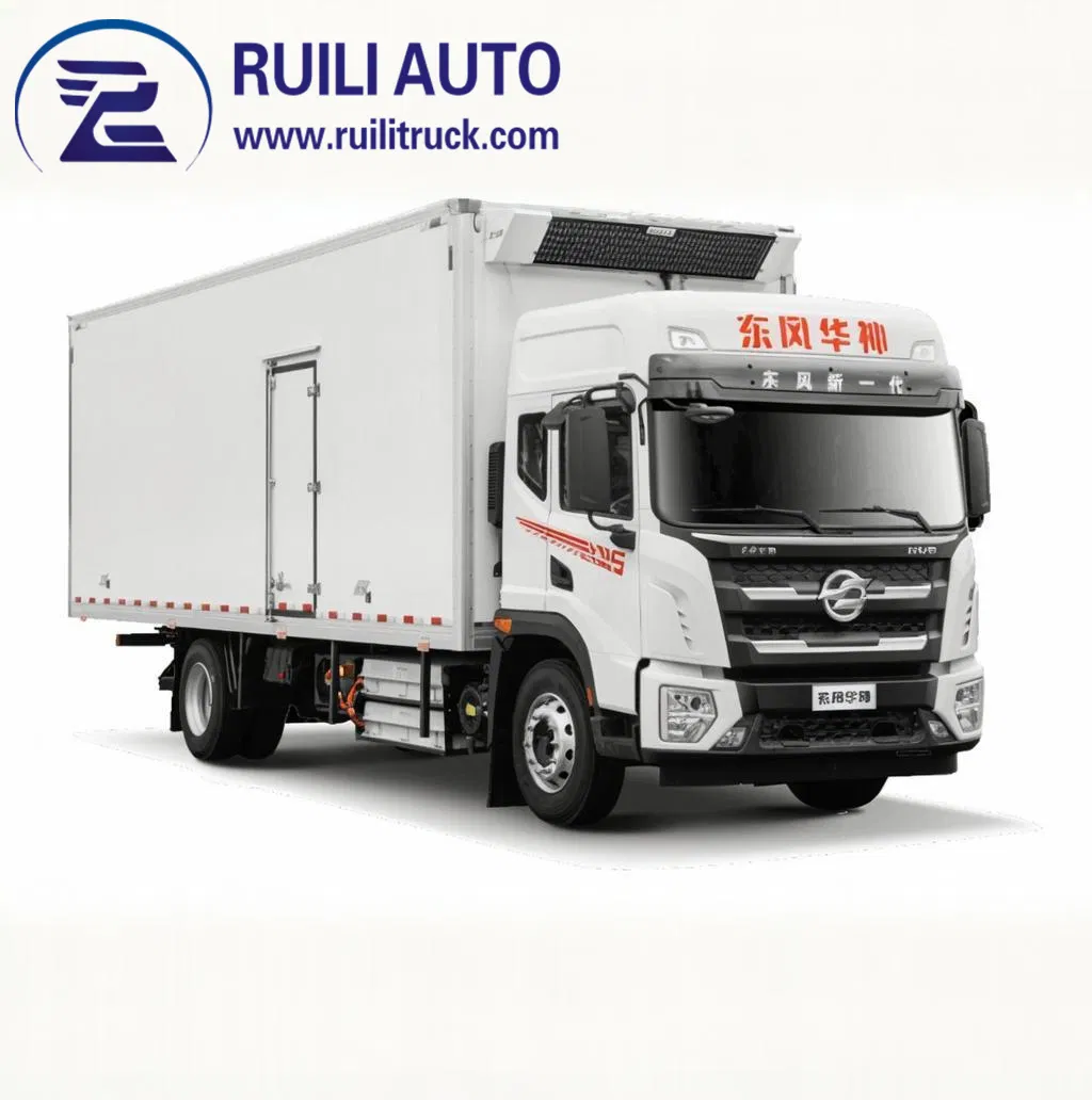 Dongfeng Sinotruk Jmc Refrigerator Refrigerated Van Freezer Chiller Reefer Cargo Truck with Temperature Controlled Unit for Transport Frozen Food Ice Cream Meat