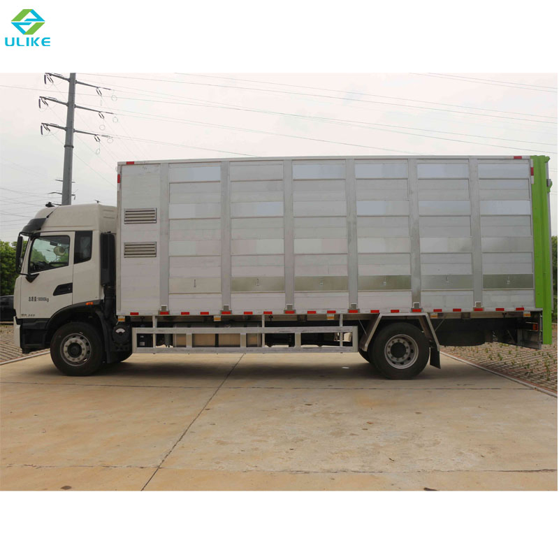 China Manufacture Dongfeng Livestock Poultry Transport Truck Special Vehicle Van Type Constant Temperature Animal Pig Transfer Transport Truck