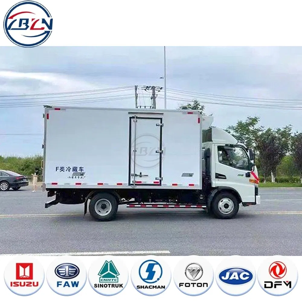 Hot Sale JAC New or Sued 5 Tons 4*2 Refrigerator Refrigerated Freeze Van Cargo Box Food Truck Factory Direct Sales
