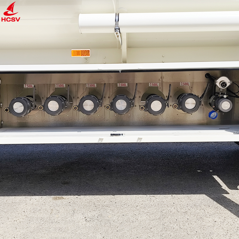 Four Axle Heavy-Duty Carbon Steel Tank Oil Fuel Diesel Gasoline Transportation Delivery Carrier Tanker Semi-Trailer Truck Vehicle