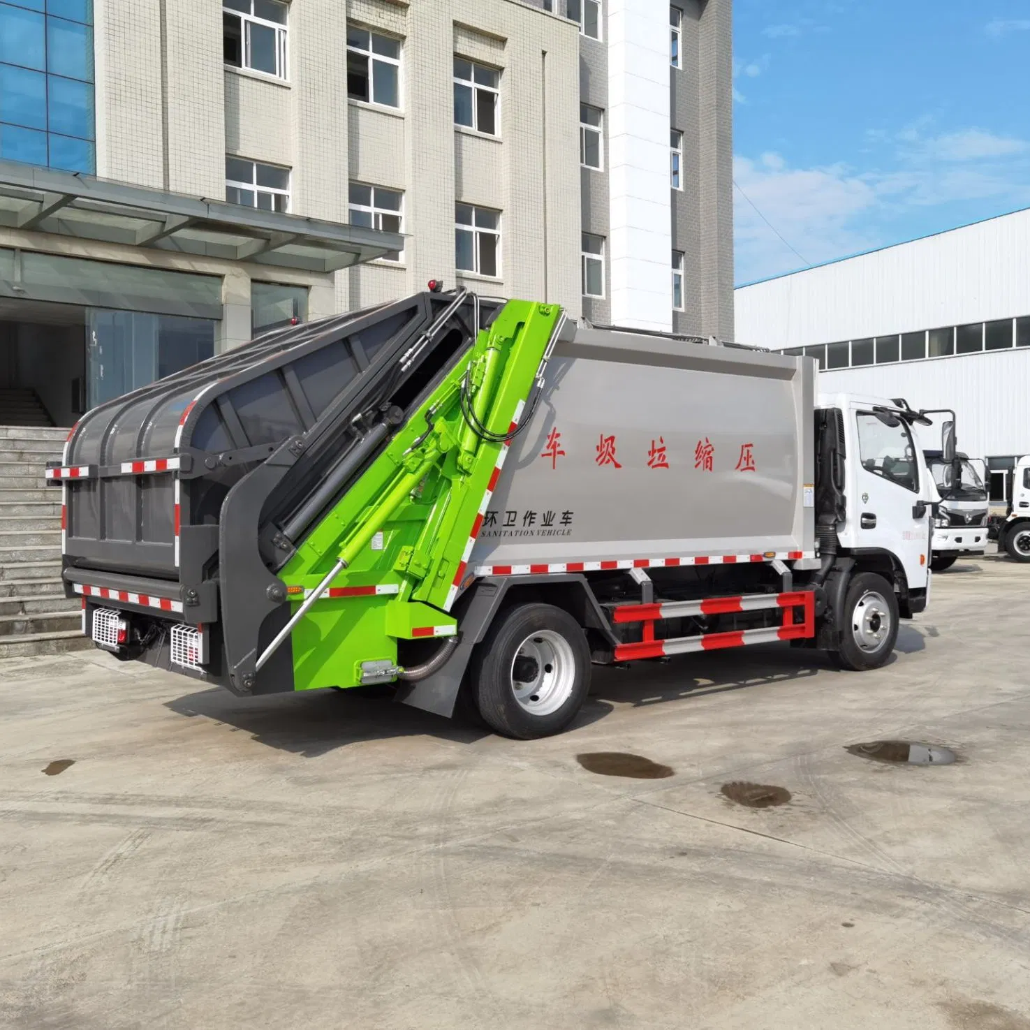 Dongfeng D7 10 Cbm Garbage Compactor Truck Compressed Garbage Truck