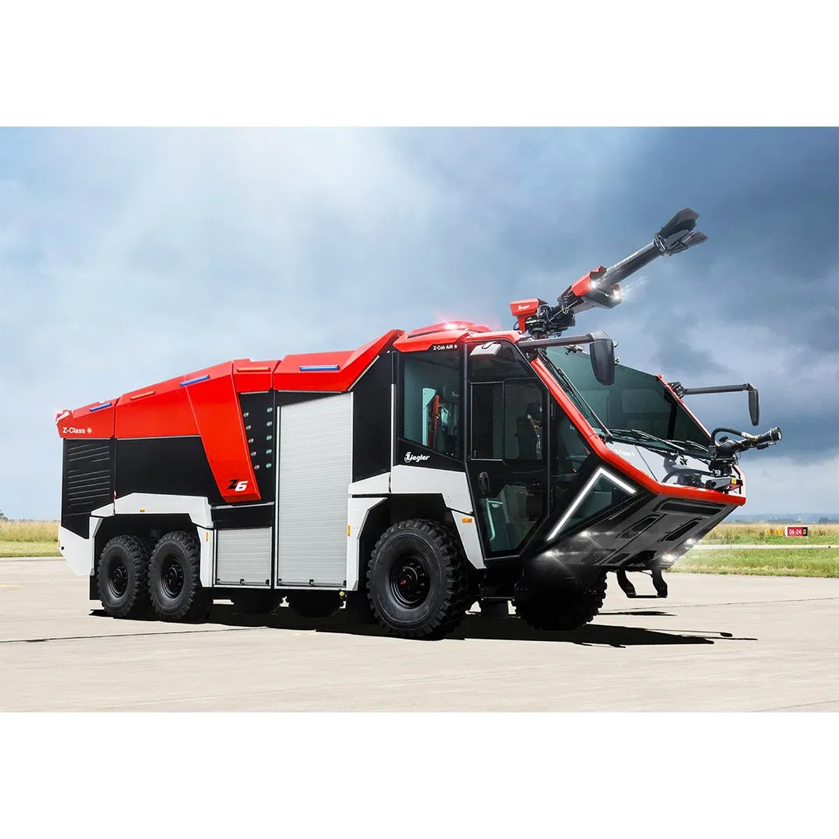 6X6 Airport Fire Fighting Truck Water Foam Vehicle Good Quality Specialized Vehicle China Factory