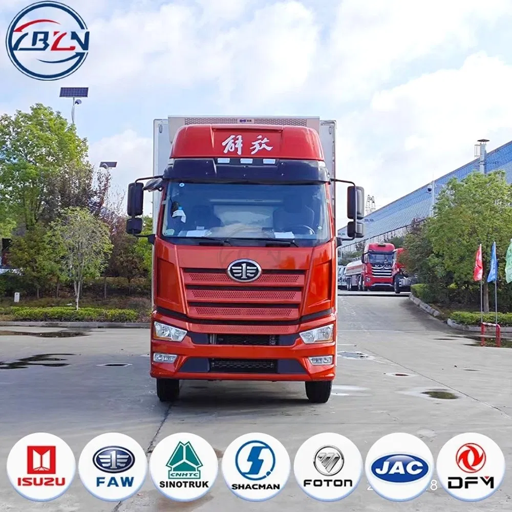 Refrigerator Box Cargo Cooling Truck Refrigerated Freezer Cold Room Transport Truck Van Cargo Frozen Foods Truck Refrigerator Cold Room