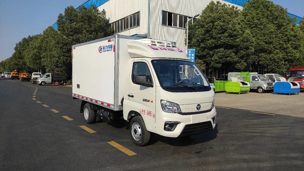 Refrigerator Truck Side View