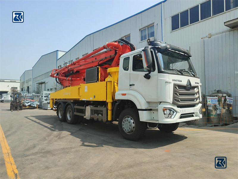 Chinese/China/Cnhtc New/Used Best Sinotruk HOWO Vehicle Hydraulic 32m 36m 37m 42m 56m 62m Boom Concrete Pump Truck Price for Transportation/Mounted/Sale/Cement