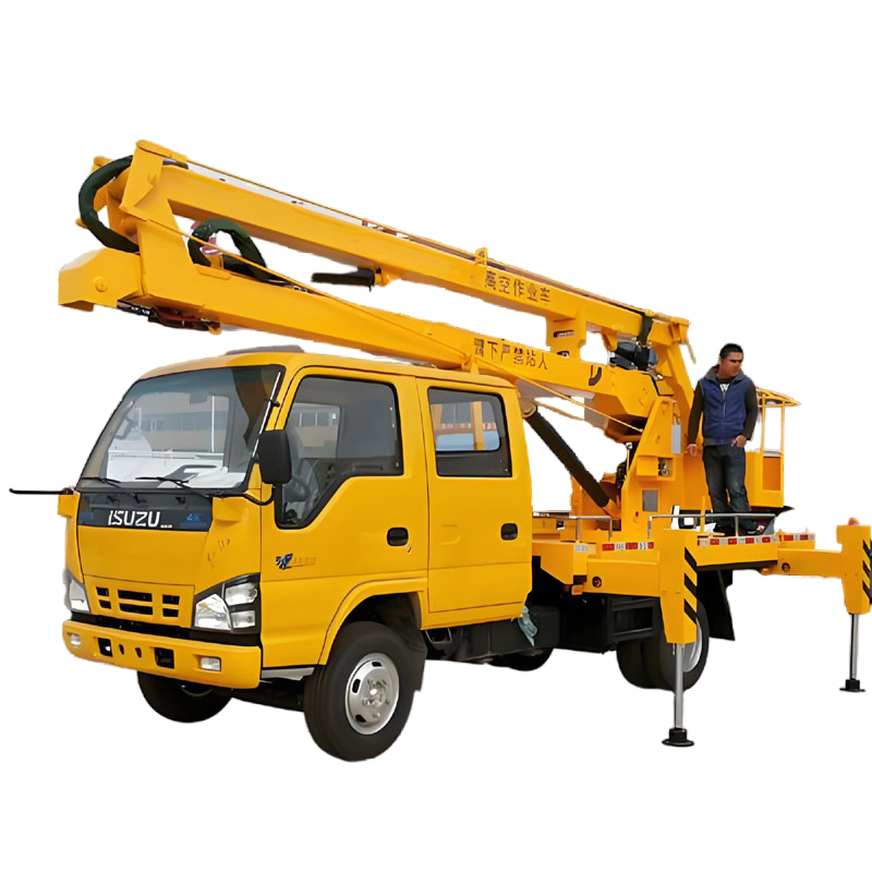 Best-Selling I-Suzu Aerial Work Truck with 33m Platform Diesel Manual Transmission Manufacturer Low Price New Condition