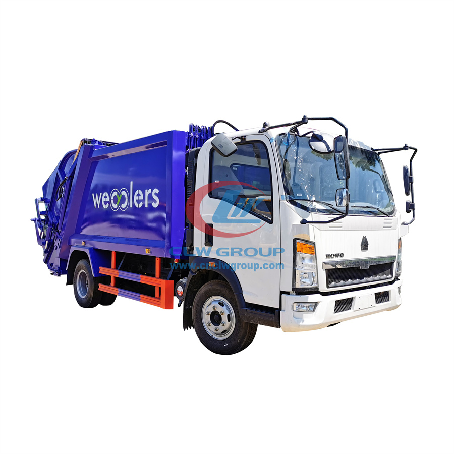 Sinotruk HOWO 5m3 6m3 Garbage Compactor Truck