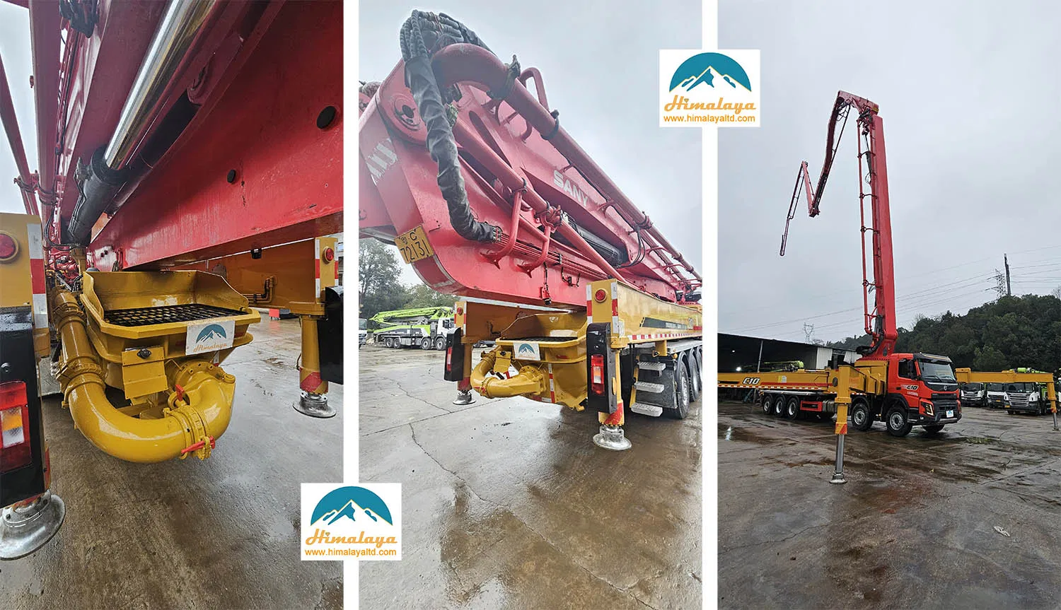 SANY Concrete Pump Side View