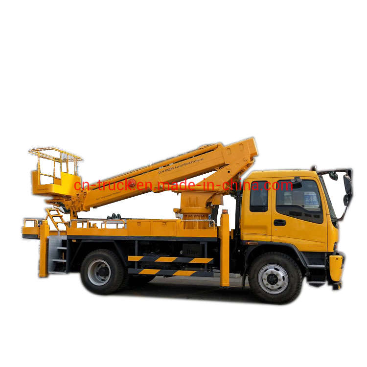 China Factory Made Bucket Lifting Vehicle Isulated Aerial Work Platform Truck