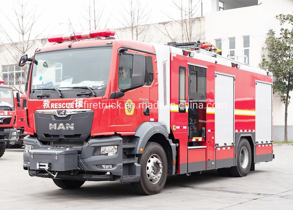 Man Cafs Fire Fighting Truck Fire Engine Specialized Vehicle Price China Factory
