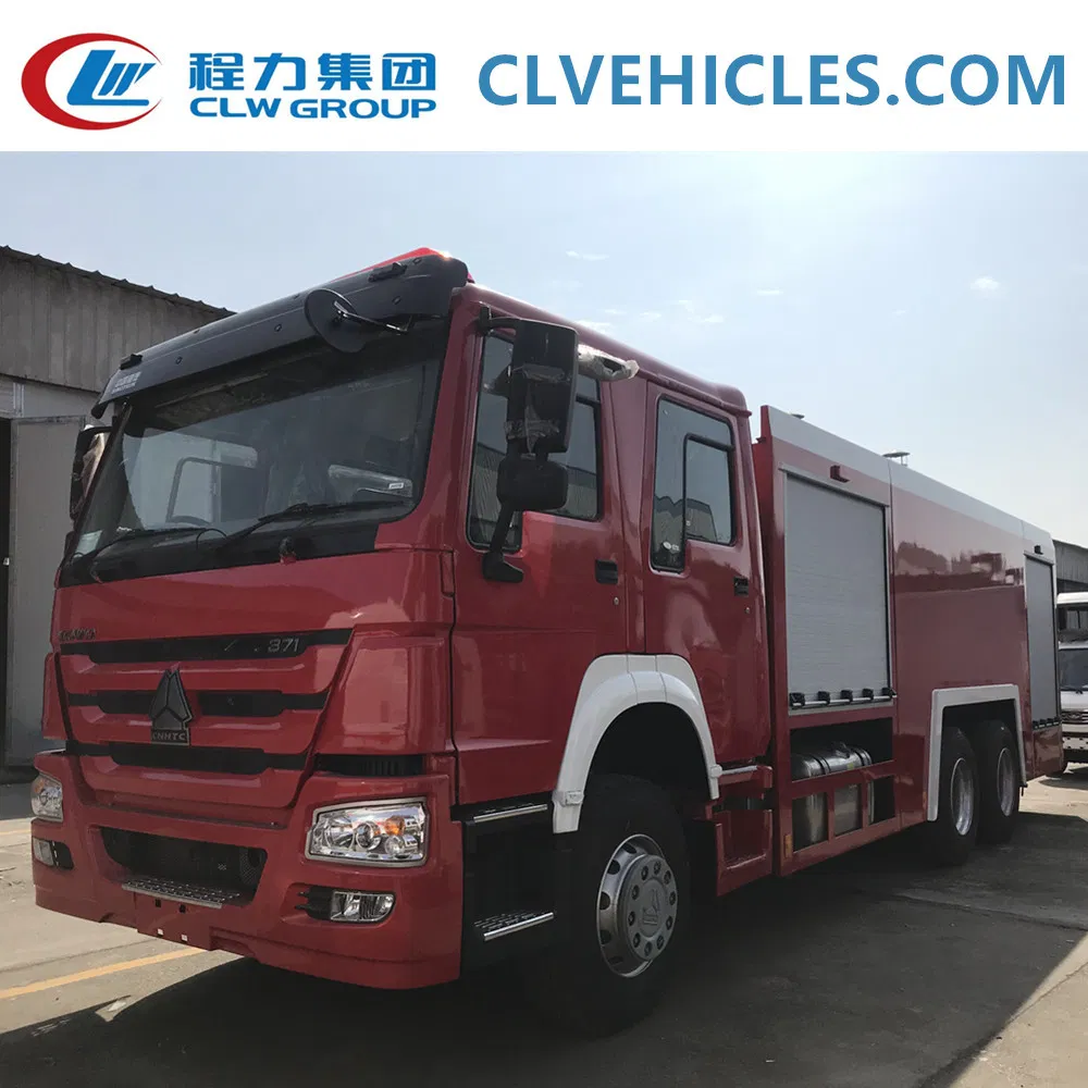 HOWO 8ton 8000L Water Foam Fire Truck Fire Fighting Equipment Truck