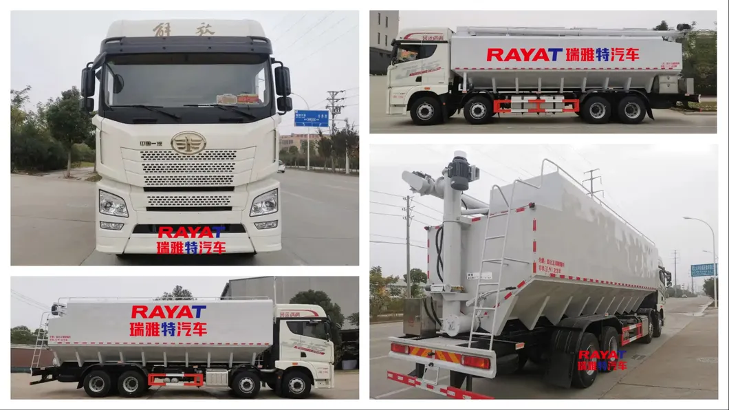 Bulk Feed Transport Truck Operational View