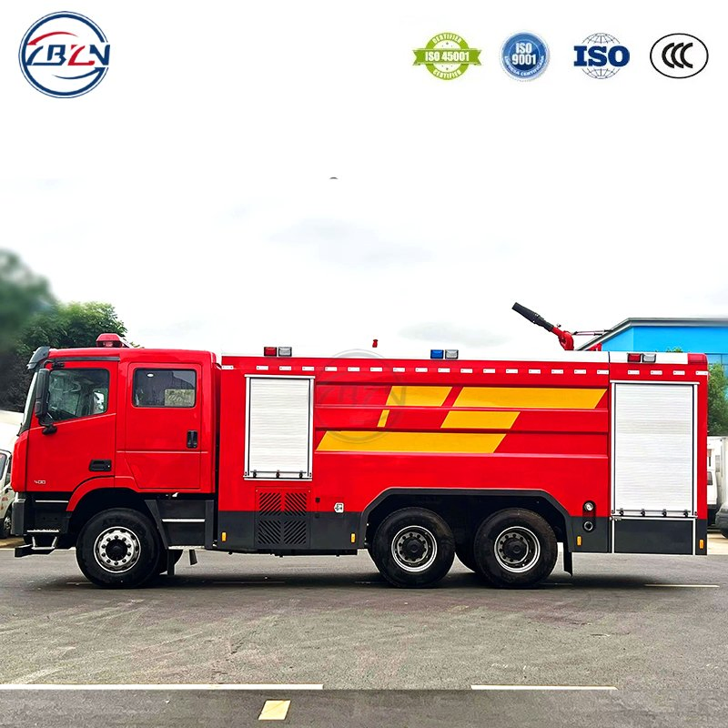 Foton Auman 6X4 10000L Water and Foam Tanker Rescue Fire Fighting Truck Fire Engine with Pump for Sales