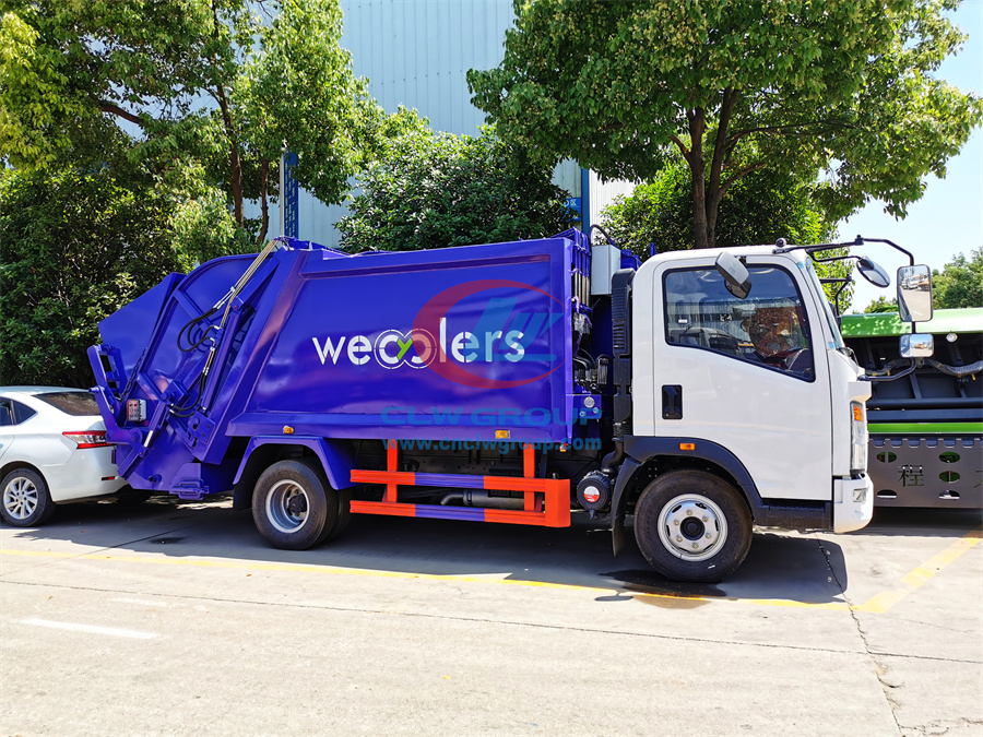 Sinotruk HOWO 5m3 6m3 Garbage Compactor Truck