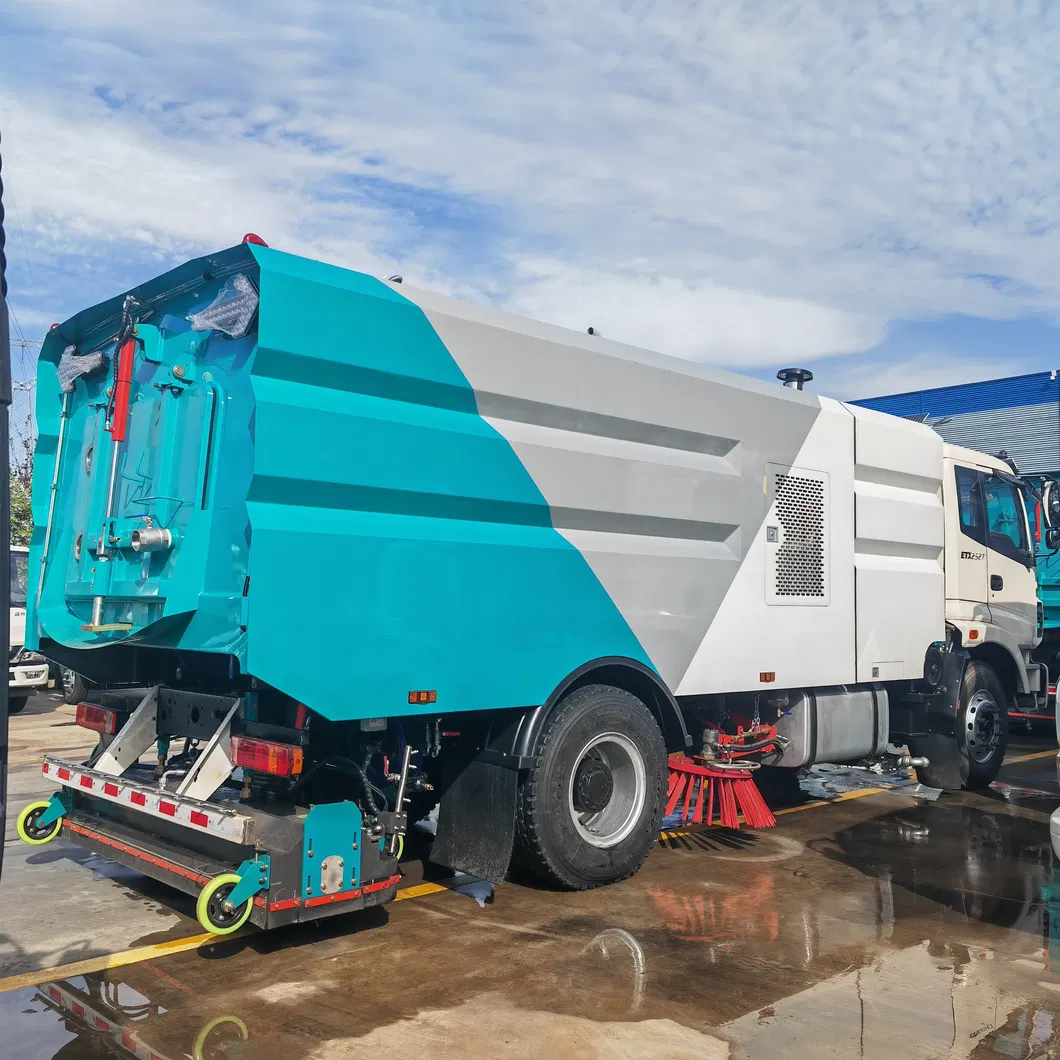 Sweeper Truck Cleaning