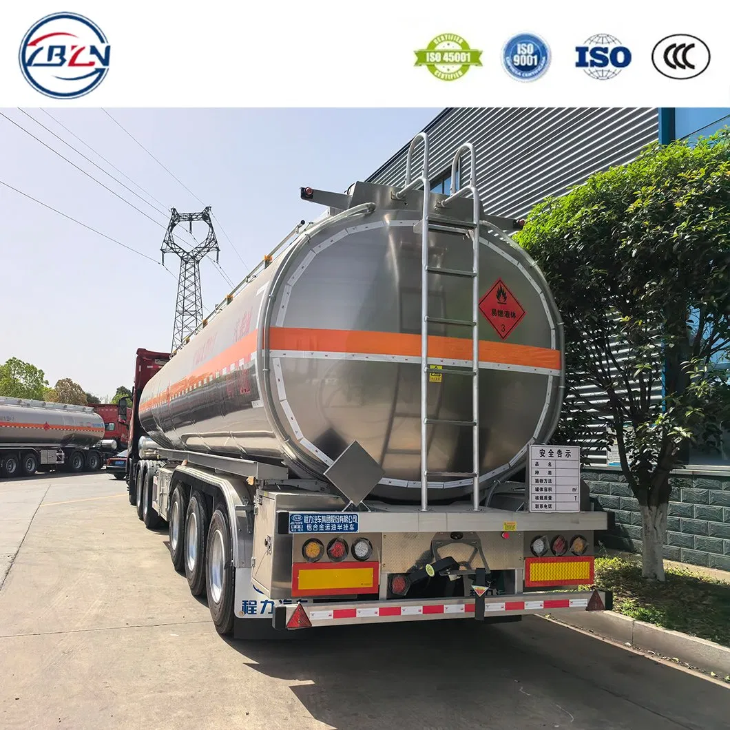 50cbm Aluminum Fuel Tank Trailer Light Weight for Long Distance Delivery Fuel Tank Truck Tanker Semi Trailer Oil Tanker Truck Factory Direct Sales