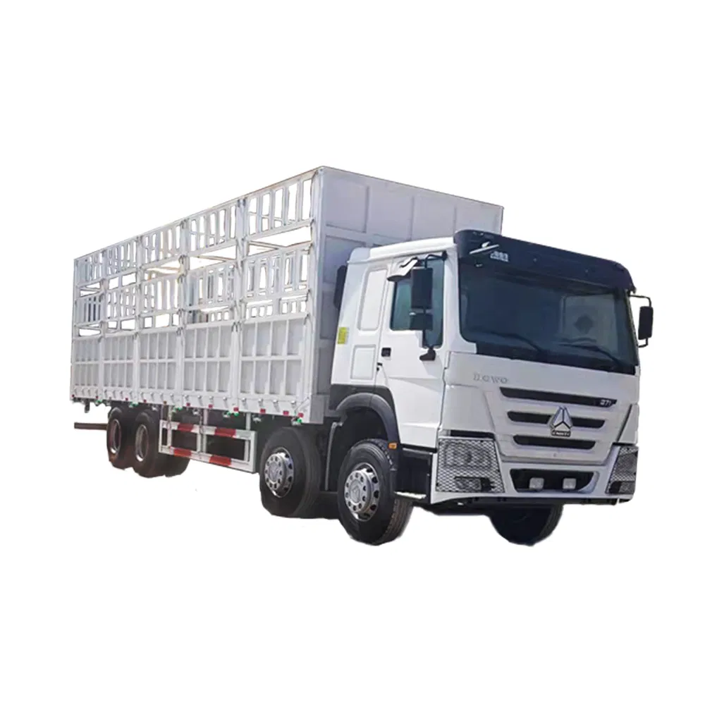 Capacity 60tons Steel Material Fence Cargo Semi Trailer Truck Trailer Animal Transport Livestock Transport Camion Dumper Camion De Volteo Camion Cargo