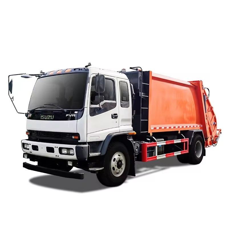 12m3 I Suzu Garbage Compactor Truck/Compression Garbage Truck Rear Load Garbage Truck for Sale