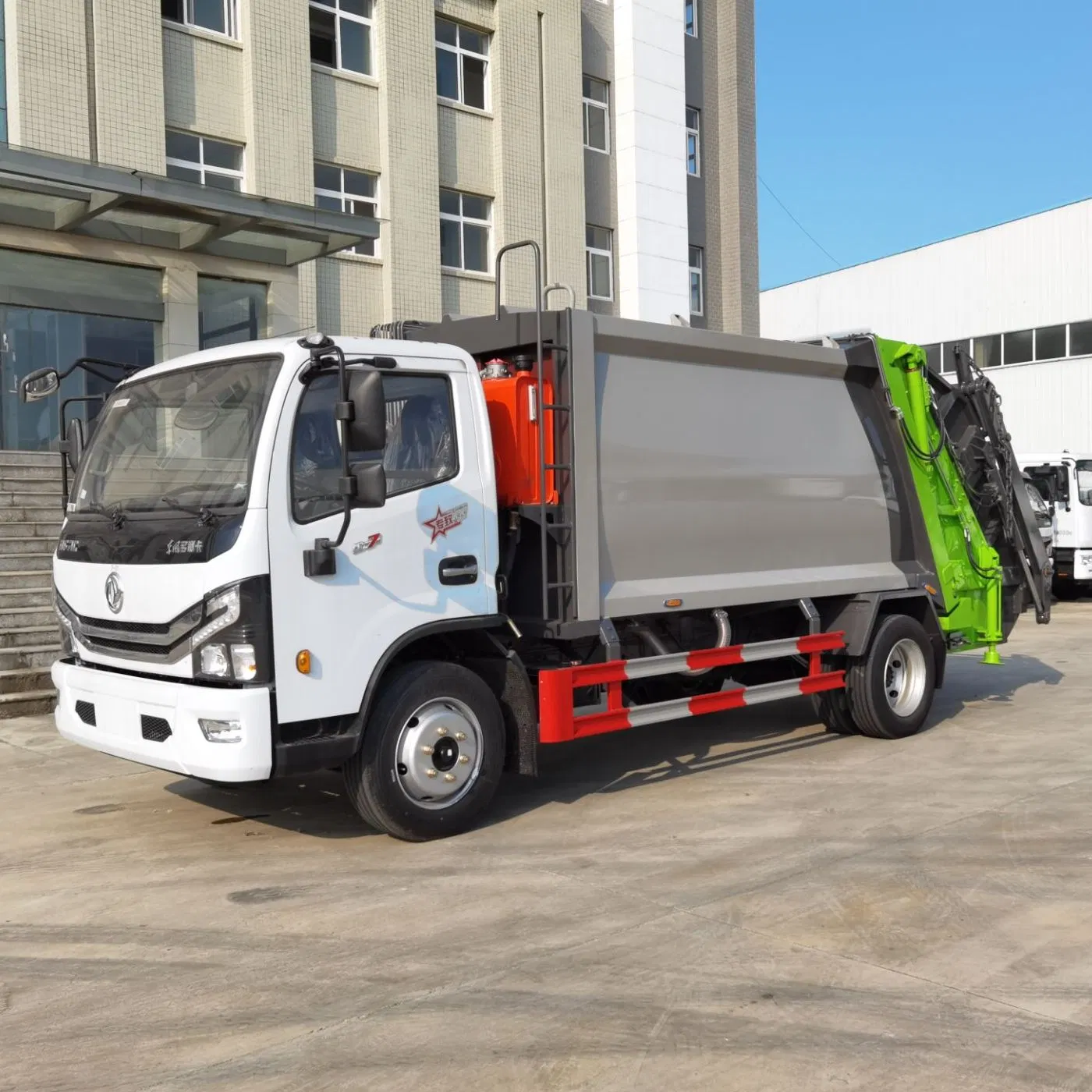 Dongfeng D7 10 Cbm Garbage Compactor Truck Compressed Garbage Truck
