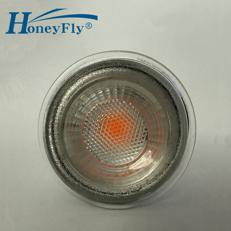 HoneyFly Orange Dimmable GU10 LED Bulb COB 5W MR16 50mm