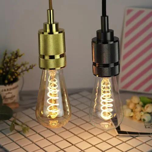 110V Cool White 2700K St58 E26 Base America Type LED Filament Bulb