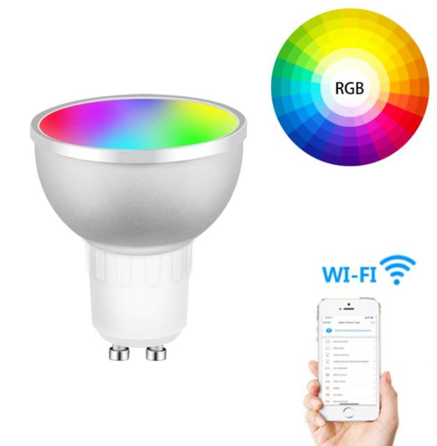 LED Bulb LED Lamp 3W 5W 7W 8W GU10 MR16 LED Bulb Light LED Spotlight 120 or 38 Degree Dimmable LED Spot Light 50W Bluetooth WiFi Smart LED Bulb with CE