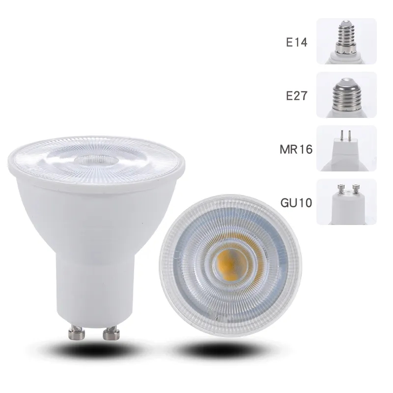 Smart AC85-265V IC Flicker-Free Power Solution LED MR16 GU10 Bulb 7W