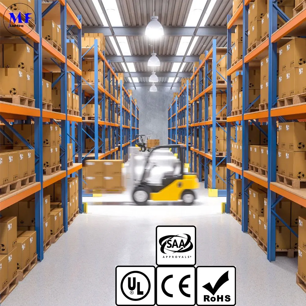 150W CE/RoHS/ETL 200lm/W Energy Saving 50% with Intelligent Control Linear Highbay Light for Workshop Warehouse Supermarket Shopping Malls