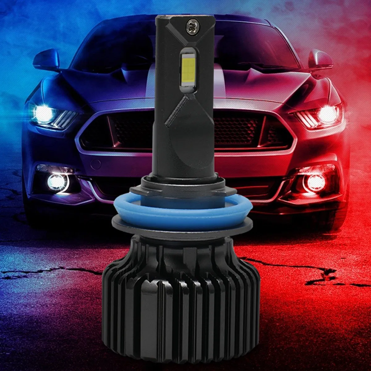 6500K Cool White Halogen Bulb Replacement H4 100W LED Headlight Bulb