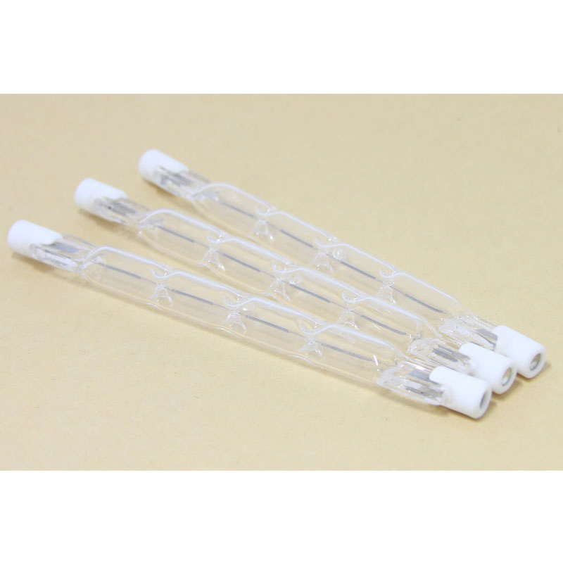 Quartz Tube J255 Infrared Heating Bare Tungsten Halogen Bulb Light Curing Lamp Elements