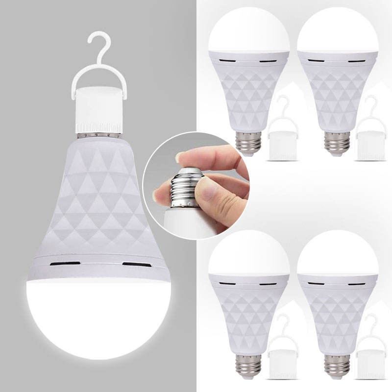 Outage Camping Outdoor Activity Hurricane E27 E26 7W 9W 12W 15W LED Emergency Rechargeable Light Bulbs