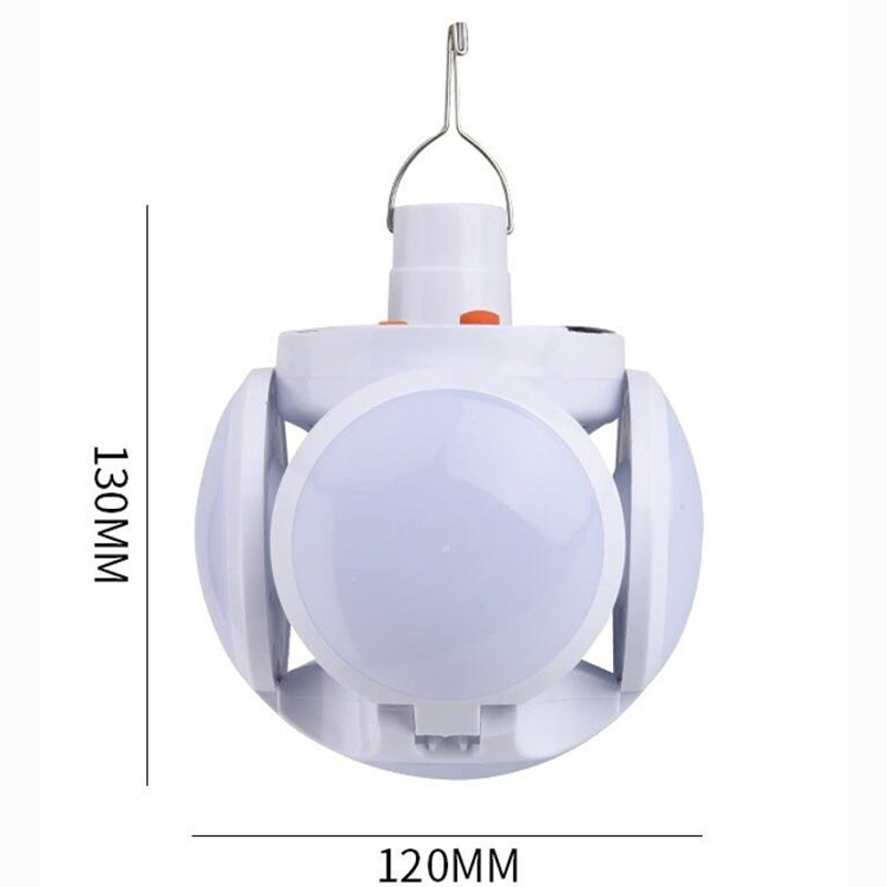 Outdoor Waterproof Dimmable Mini Portable Rechargeable Tent Hiking Camping LED Light Bulb Solar Panel with Light Bulb
