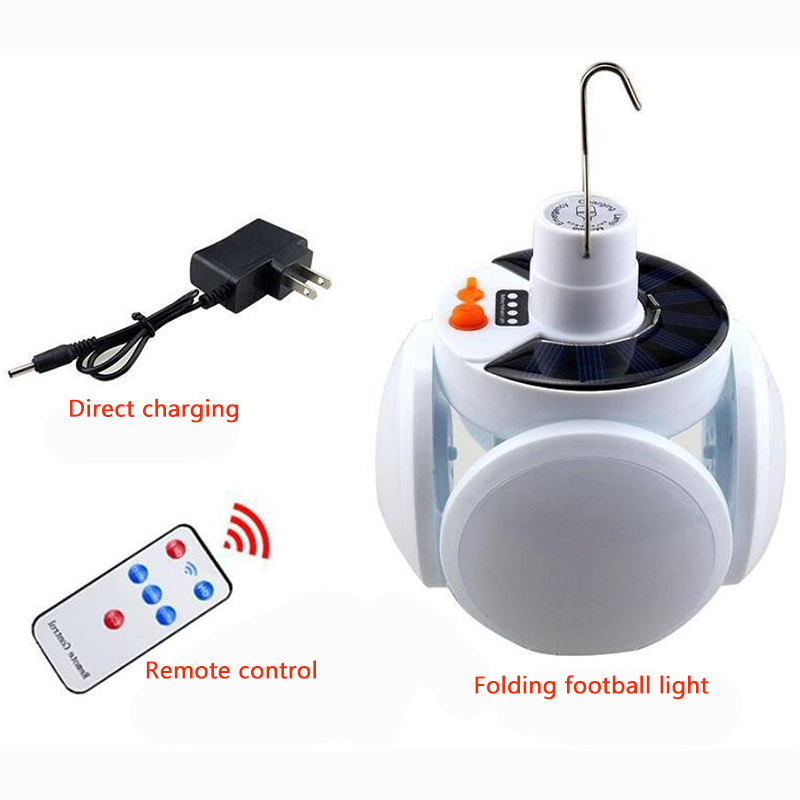 Outdoor Waterproof Dimmable Mini Portable Rechargeable Tent Hiking Camping LED Light Bulb Solar Panel with Light Bulb