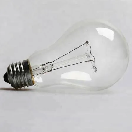 A55/A60 Globe Lighting B22 Clear Frosted Glass Incandescent Light Bulbs
