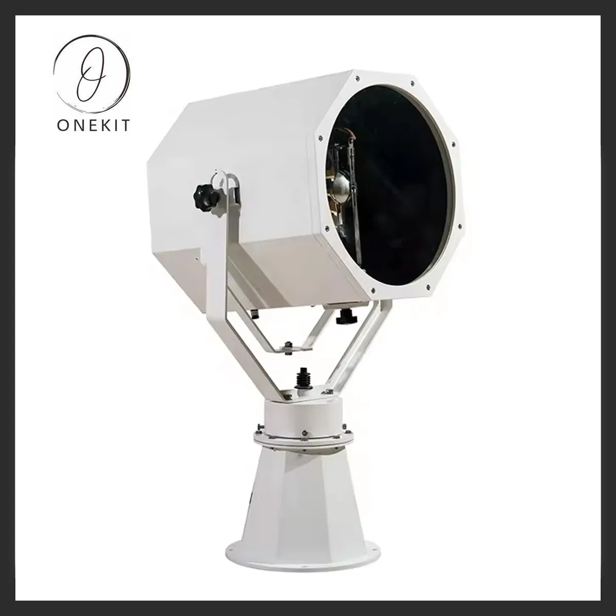 Durable Waterproof Sweep Boat Lighting Halogen Bulb Alart Lighting Projector Nautical Searchlight