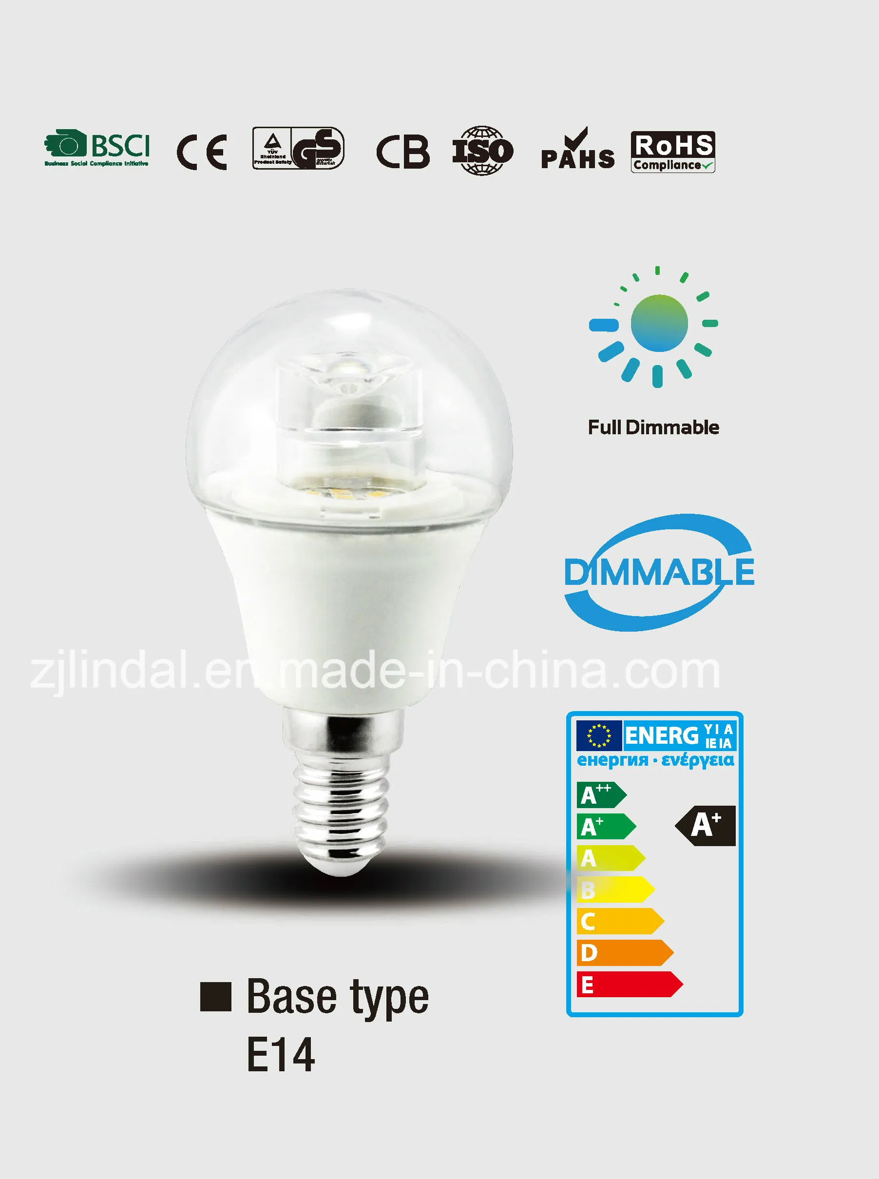 5W Dimmable LED Crystal Bulb (G45-T)