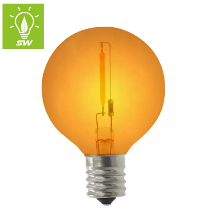 Emergy Saving Small Globe Decorative G45 E27 E14 B22 B15 Yellow Red Green Blue Orange White Colorful Holiday 2W 4W LED Antique Filament Lamp Lighting Bulb
