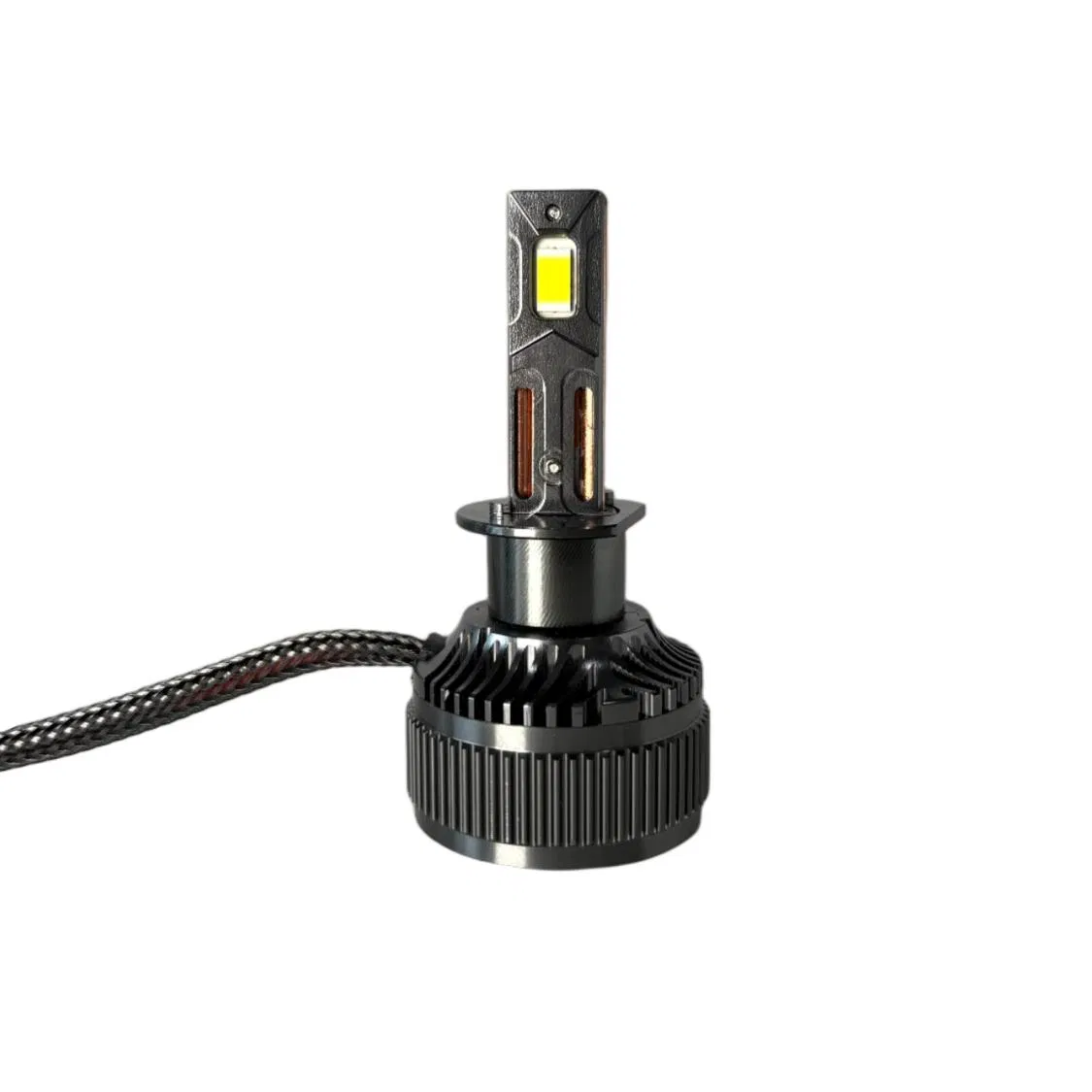 H1/H4/H7/H11 Car LED Bulbs with 82W, 6650lm, 6500K Cool White, 6063 Aluminum, Fan Design