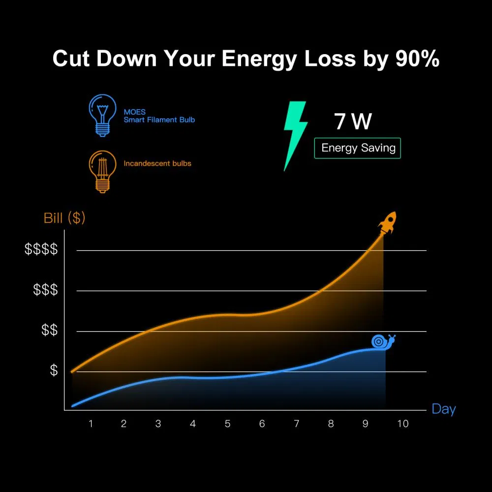 Smart LED Filament Bulb 2
