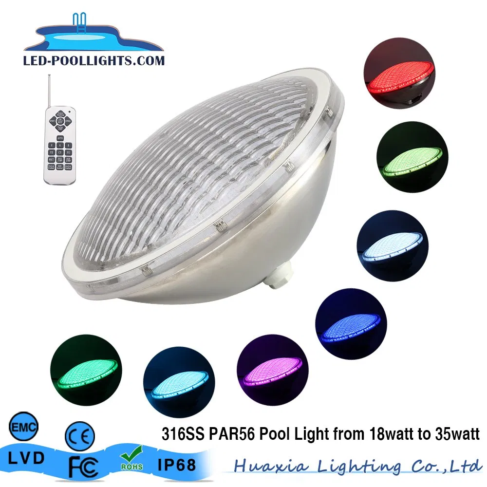 Durable PAR56 LED Bulb with 316 Stainless Steel for Waterproof Use
