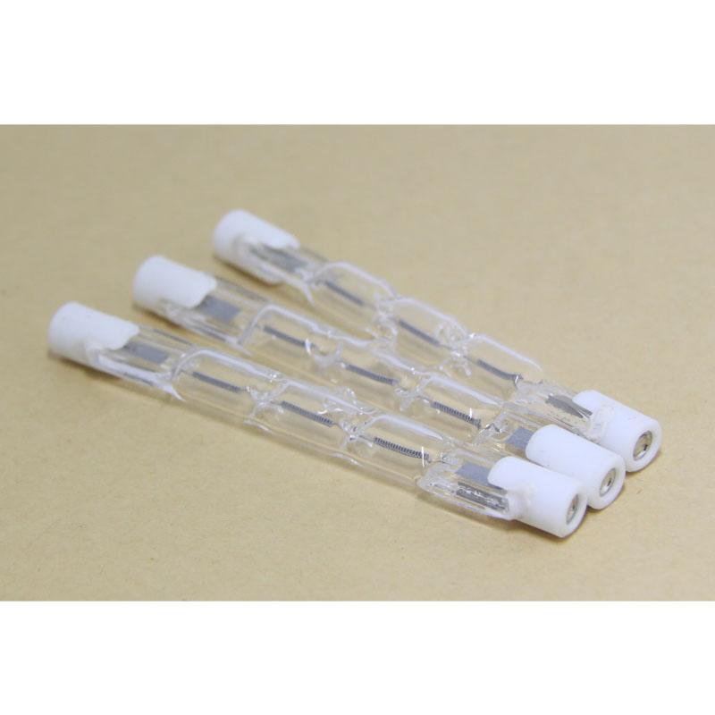 J78 Infrared Heating Element Bare Quartz Bulb 120V 240V 100W R7s for Paint Drying