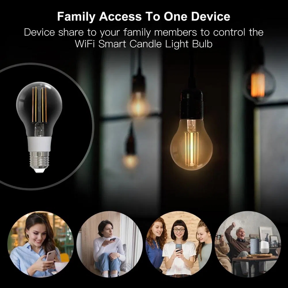 Smart LED Filament Bulb 9
