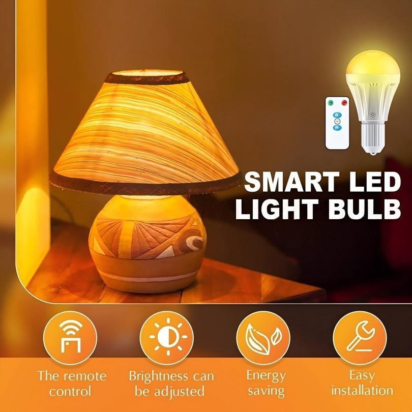 Simple and Stylish Wall Light Bulbs with Warm Light, E26 Remote Dimmable, Rechargeable LED Globe Bulbs for Wholesale