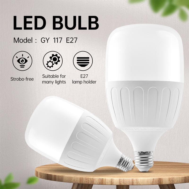 High Power and Quality LED Big T Shape Light Bulb E27 E40 Lamp Bombilla LED 20W 30W 40W 50W 60W Bulb LED Foco 50 Watt LED T Bulb