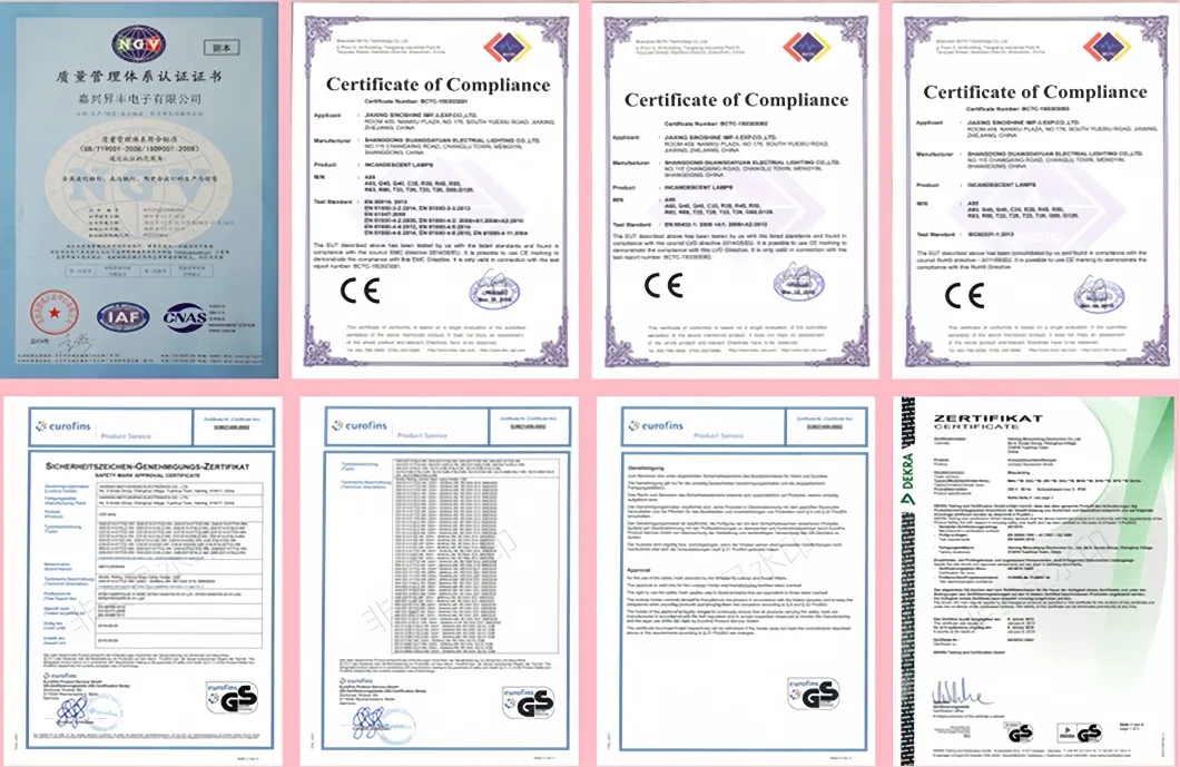 Quality Certifications